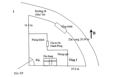 Nhà trên đất hình rẻ quạt - 2