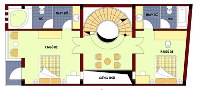 Nhà xéo hậu 6 x 12 m - 3