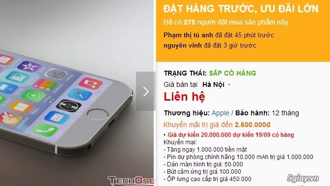 Nhiều mức giá ảo iphone 6 ở việt nam - 2