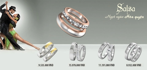 Những bộ nhẫn cưới hot nhất năm 2013 của doji - 2