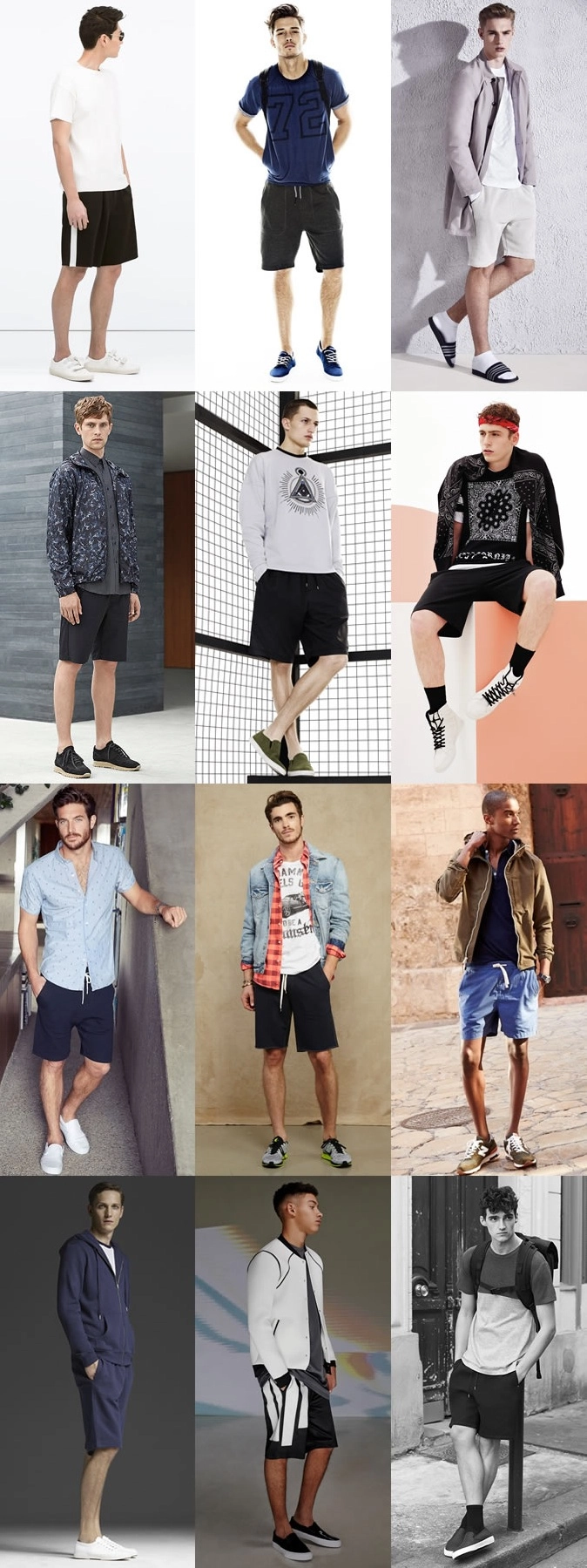 Những cách kết hợp giày nam với quần short cho hè 2015 - 2