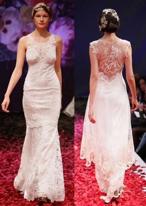 Những mẫu váy cưới ren ấn tượng của xuân hè 2014 - 5