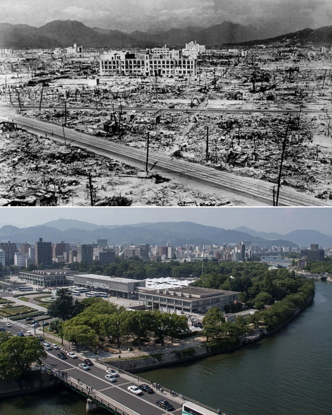 Những thành phố bị hủy hoại bởi chiến tranh ngày ấy - bây giờ - 2