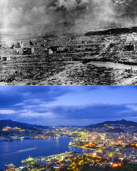 Những thành phố bị hủy hoại bởi chiến tranh ngày ấy - bây giờ - 3