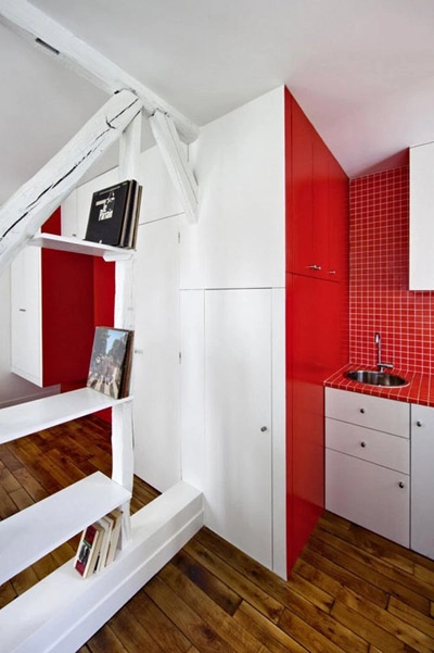 Nới rộng căn hộ chung cư mini 25 m2 - 5