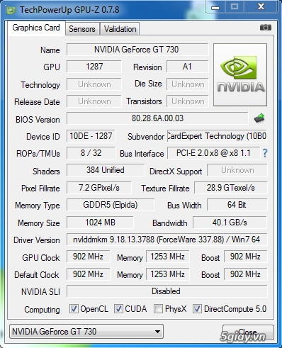 Nvidia gt 730 xóa bỏ định kiến về 64 bit - 3
