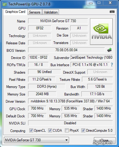 Nvidia gt 730 xóa bỏ định kiến về 64 bit - 2