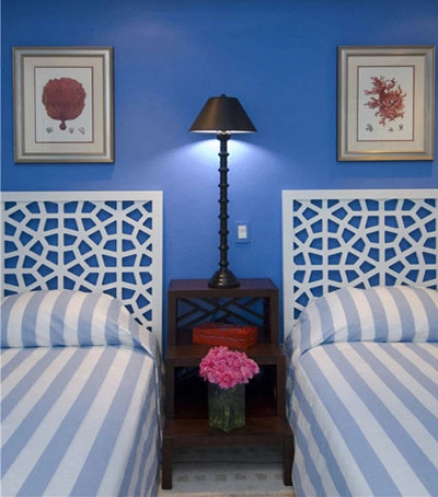 Phòng ngủ nền nã sắc xanh - 3