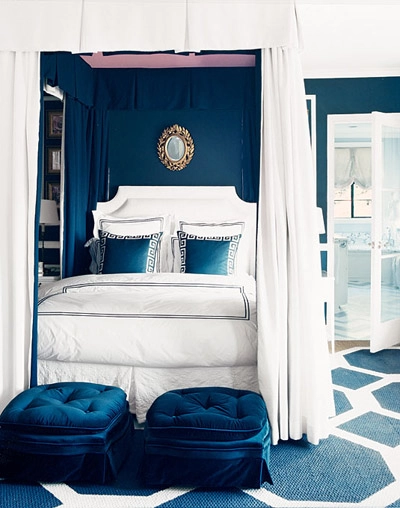 Phòng ngủ nền nã sắc xanh - 4