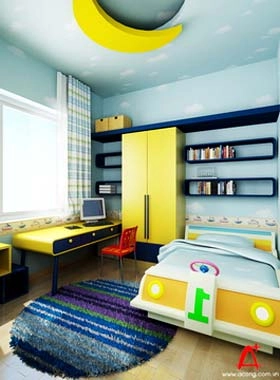 Phòng ngủ trẻ em trong chung cư - 5