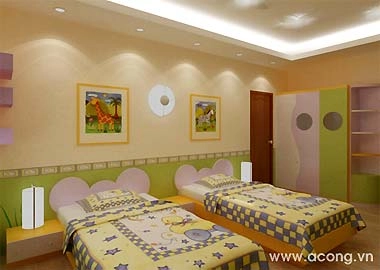 Phòng ngủ trẻ em trong chung cư - 6