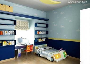 Phòng ngủ trẻ em trong chung cư - 7