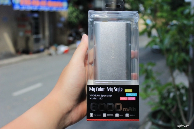 Pin dự phòng yoobao 6000mah nhỏ gọn mà mạnh mẽ - 4