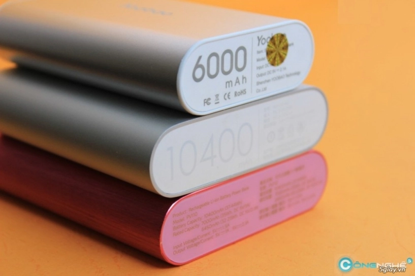 Pin dự phòng yoobao 6000mah nhỏ gọn mà mạnh mẽ - 13