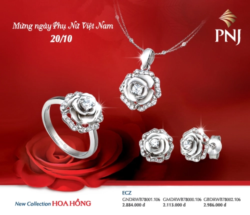 Pnj giới thiệu bst trang sức cho ngày 2010 - 2