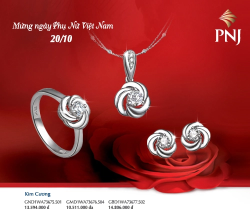 Pnj giới thiệu bst trang sức cho ngày 2010 - 6