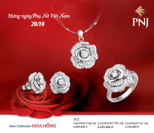 Pnj giới thiệu bst trang sức cho ngày 2010 - 9