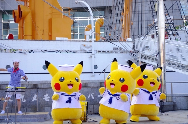 Pokemon diễu hành trong lễ hội ở yokohama - 1