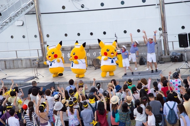 Pokemon diễu hành trong lễ hội ở yokohama - 5