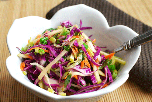 Salad táo và bắp cải - 8