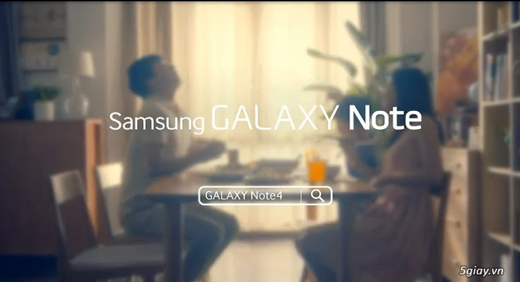Samsung bắt đầu triển khai quảng cáo cho galaxy note 4 - 1