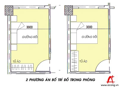 Sắp xếp lại nội thất chung cư 71 m2 - 2