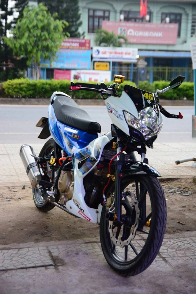 Satria f150 độ đầy phong cách của biker việt - 5