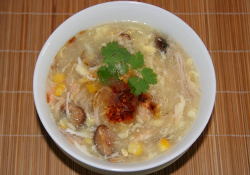 Soup cua nấm gà - 4