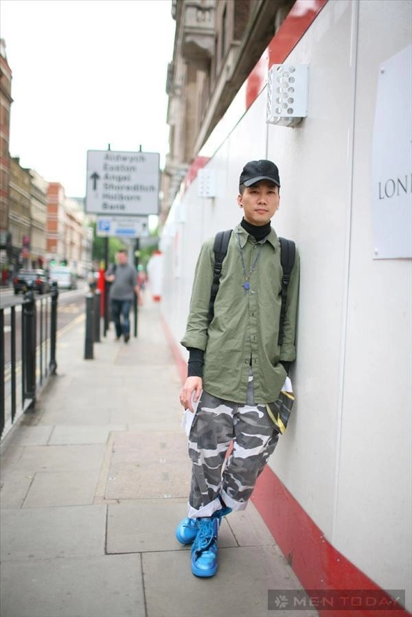 Street style các quý ông bên lề tuần lễ thời trang xuân hè 2014 london - 3