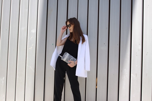 Style đen trắng hiện đại của blogger thời trang ireland - 6