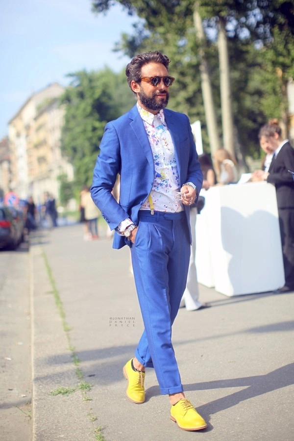 Suit xanh dương điểm nhấn cho phong cách quý ông - 6