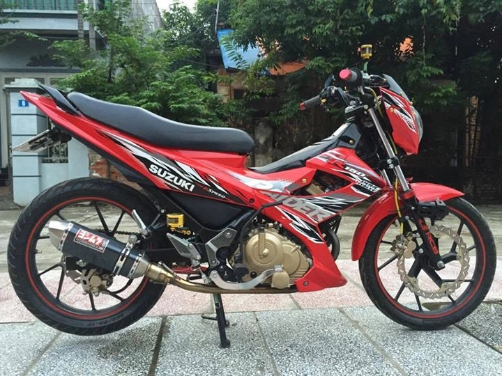 Suzuki raider độ cá tính của biker hà nội - 5