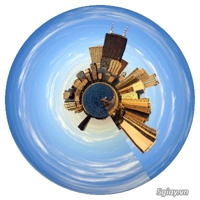 Tạo hiệu ứng ảnh cuộn tròn độc đáo như chụp panorama 360 độ - 10