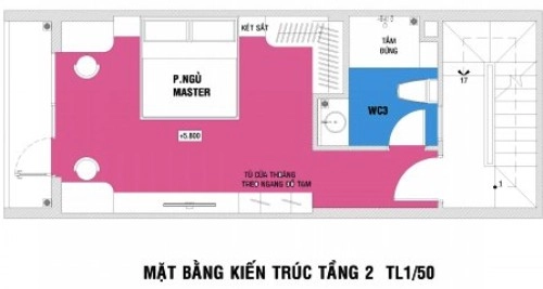 Thiết kế 5 tầng cho nhà nhỏ 37 m2 - 3