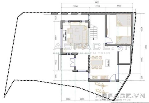 Thiết kế biệt thự phố trên diện tích đất 160 m2 - 2