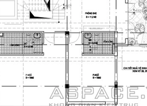 Thiết kế nhà 130 m2 có bể bơi và thang máy - 4