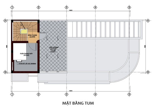 Thiết kế nhà kinh doanh kết hợp cho thuê văn phòng - 6