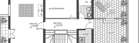 Thiết kế nhà ở kết hợp kinh doanh vàng bạc - 5