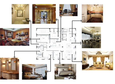 Thiết kế nội thất cho căn hộ penhouse 300m2 - 2