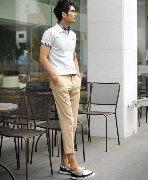 Thời trang công sở 2015 mẹo chọn quần kaki đẹp dễ mặc cho chàng - 2