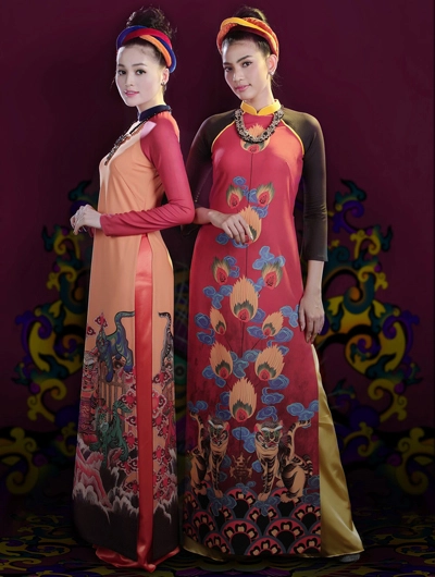 Thuận việt giới thiệu áo dài họa tiết hổ tại new york - 6