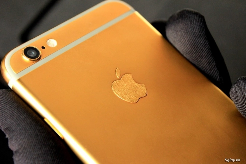 Trên tay iphone 6 mạ vàng tại showroom golden ace - 6