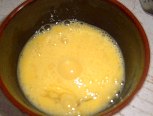 Trứng cuộn nấm phô mai và thịt xông khói - 2