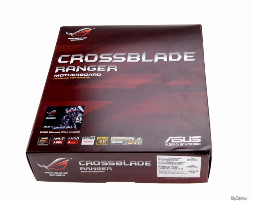 Unbox và tổng quát về bo mạch chủ chơi game crossblade ranger fm2 - 2