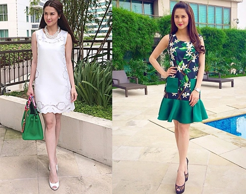 Váy áo nữ tính của mỹ nhân đẹp nhất philippines - 5