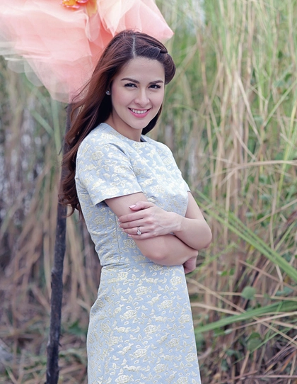 Váy áo nữ tính của mỹ nhân đẹp nhất philippines - 6