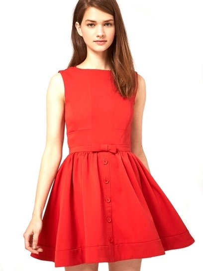 Váy đỏ rực rỡ cho ngày hè - 12