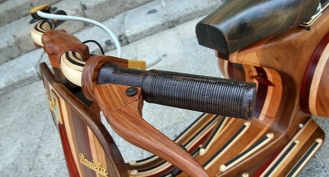 Vespa bằng gỗ - không gì là ko thể - 12