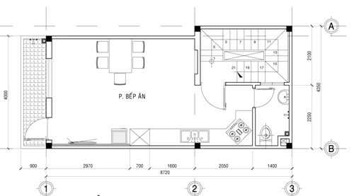 Xây nhà 4 tầng với 730 triệu đồng - 2