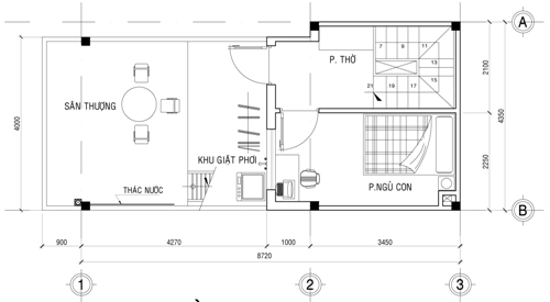 Xây nhà 4 tầng với 730 triệu đồng - 4